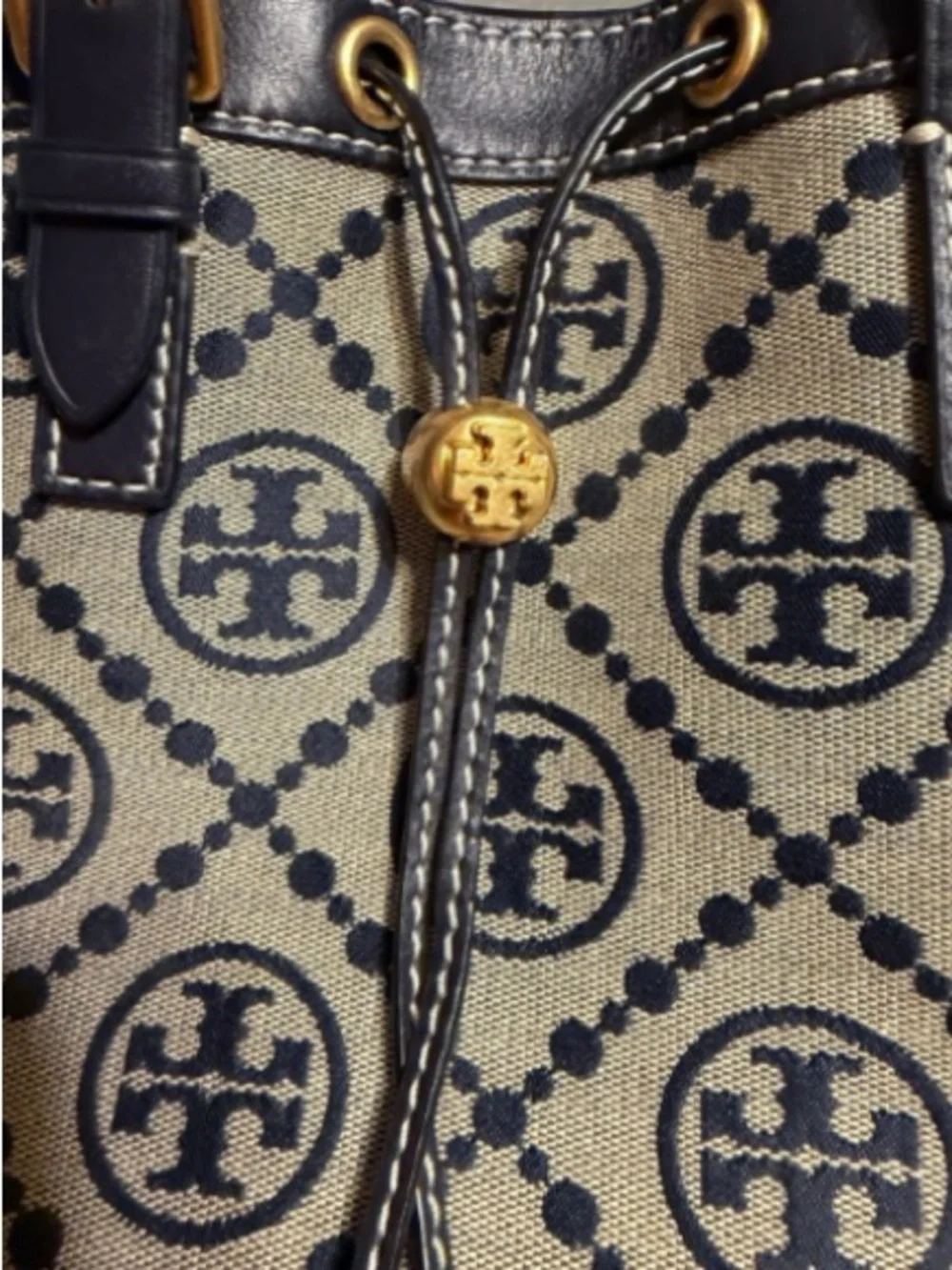 Tory Burch T Monogram Jacquard Small Tote Bag